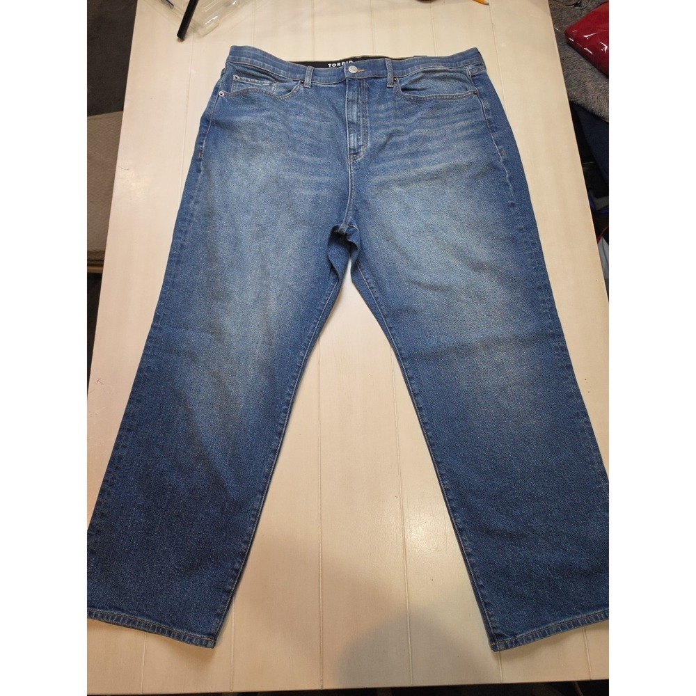 Torrid High Rise Straight Classic Denim Blue Jeans 22R NWT